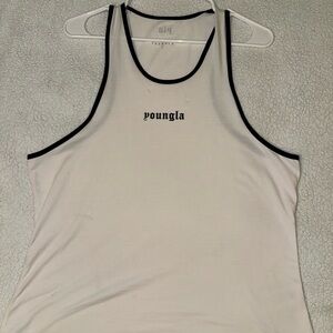 Young LA white tank top